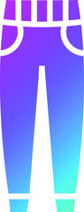 Trouser Vector Icon Design Illustration