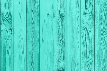 Fototapeta na wymiar Weathered teal wooden background texture. Shabby blue painted wood.