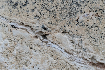 Stone Wall Background, Surface Cave Rock Wall.Gray Stone Texture Background. Close Up Plaster Texture. Plaster. Eco Material