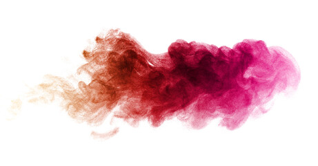 pink purple red dust powder explosion.