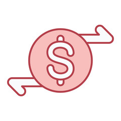 Money Flow Icon Design