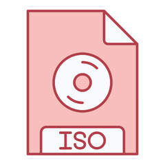 ISO File Format Icon Design