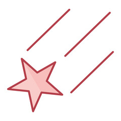 Falling Star Icon Design