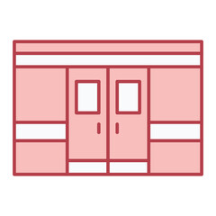 Train Door Icon Design