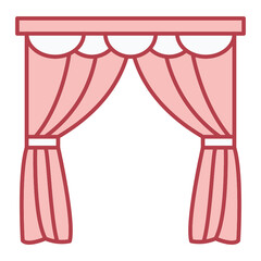 Curtains Icon Design