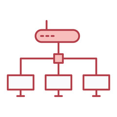 Network Connection Icon Design