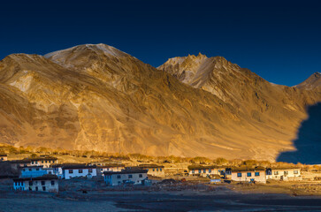 landscape in the mountains of himachal, india