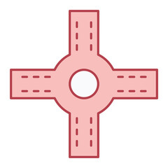 Crossroad Icon Design