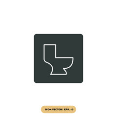 toilet icons  symbol vector elements for infographic web