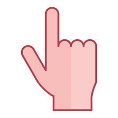 Pointing Hand Icon Design
