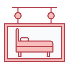 Hotel Sign Icon Design