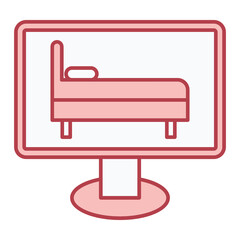 Hotel Booking Icon Design