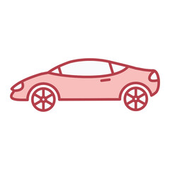 Obraz na płótnie Canvas Sports Car Icon Design