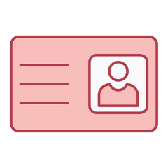 Visitor Card Icon Design