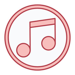 Music Note Icon Design