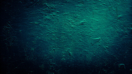 dark green grungy texture cement concrete wall abstract background 