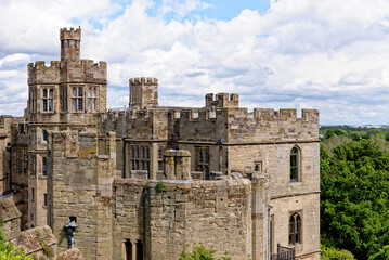 Medieval Warwick Castle in Warwickshire - England