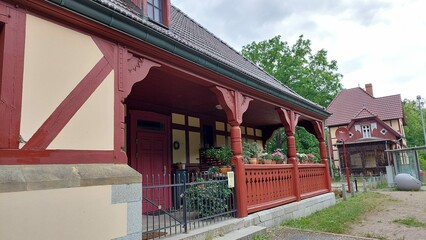Obraz premium Kaiserbahnhof Joachimsthal