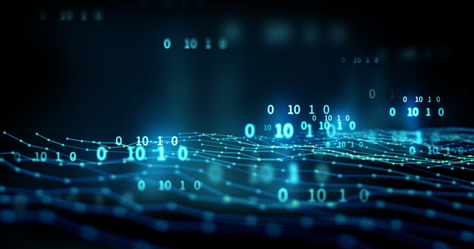 Programming code abstract technology background of software developer and  Computer script 3d illustration