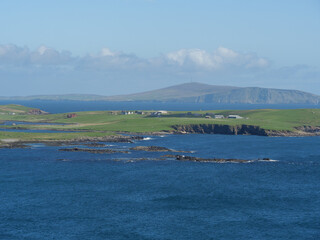 die schottischen Shetland-Inseln