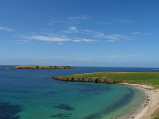 Frühling auf den Shetland-Inseln