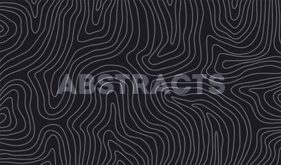 Hand drawn abstract horizontal background for banner with different shapes