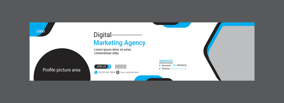 Digital Marketing Agency LinkedIn Banner Design