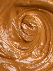close up of caramel