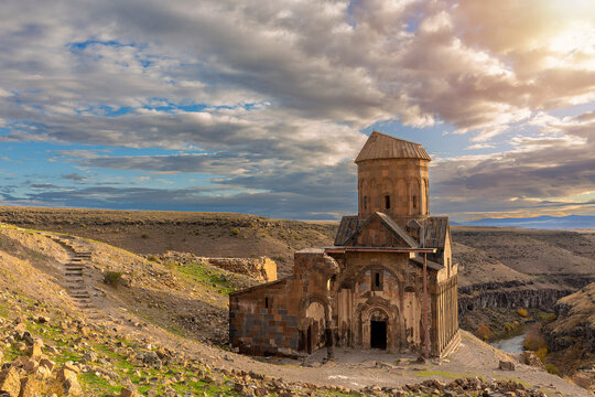 ani ruins old city ruins.kars-turkey