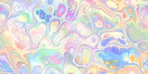 marbled multicolor and white seamless tile art