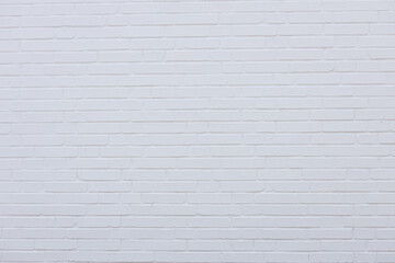 Empty White brick wall