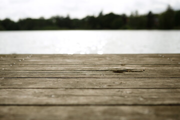 Wood Mock Up with sea view