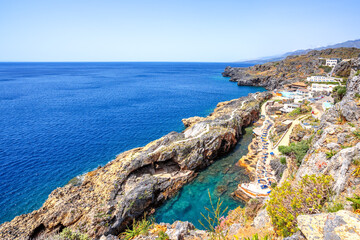 Fototapeta na wymiar Calypso Beach, Insel Kreta, Griechenland 