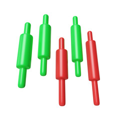 Candle Stick 3D Illustration
