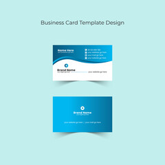 Business Card, Visiting Card, Id Card Design Template with creative, modern, professional and eye catching vector layout for your brand and identity