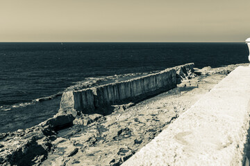 A city images from churches to old historic houses and destinations to the Phoenician wall of Batroun, Lebanon