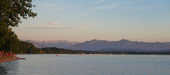 Abendstimmung am Starnberger See