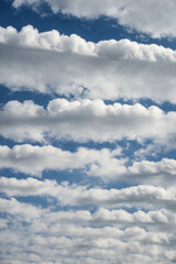 Closeup of beautiful cloudy sky background