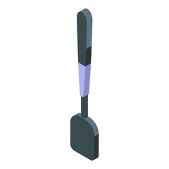 Bbq spatula icon isometric vector. Cooking grill. Food tool