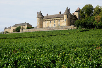 Fototapeta na wymiar Castillo de Rully (Château de Rully)
