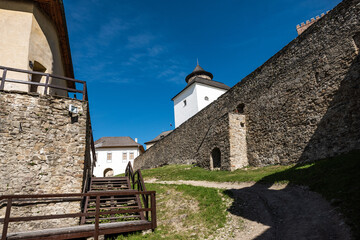 Stara Lubovna Castle in Slovakia. Exterior of open air museum, Slovak Republik