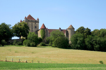 Fototapeta na wymiar Château du Pin, Franche-Comté, France.