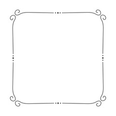 vector illustration of gray colored frame banner on white background	