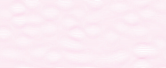 background with abstract pink colored vector wave lines pattern - design element illustration	