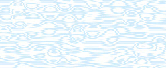Obraz premium background with abstract blue colored vector wave lines pattern - design element illustration 