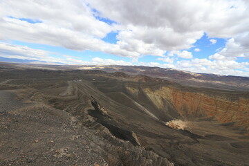 landscape in the mountains valley of death