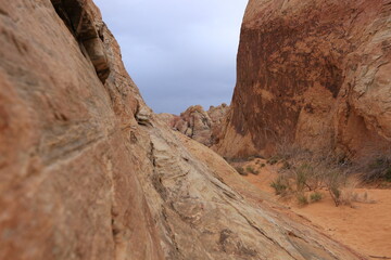 red and yellow mountains and sand in the valley of fire