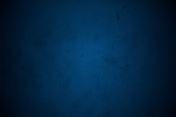 Abstract grungy blue wall background