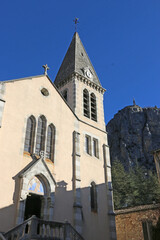 Fototapeta premium Church in Castellane, France