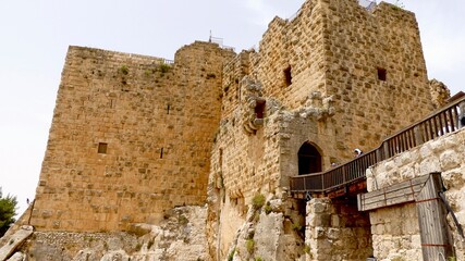 Ajloun Castle near Jerash, north of Jordan. High quality photo